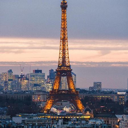 Paris Luxury Apartment 75M2 With Eiffel Tower View, 1 Min Metro, Parking Eksteriør bilde